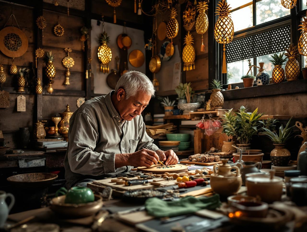 对话 | 非遗传承人：菠萝与民间艺术
