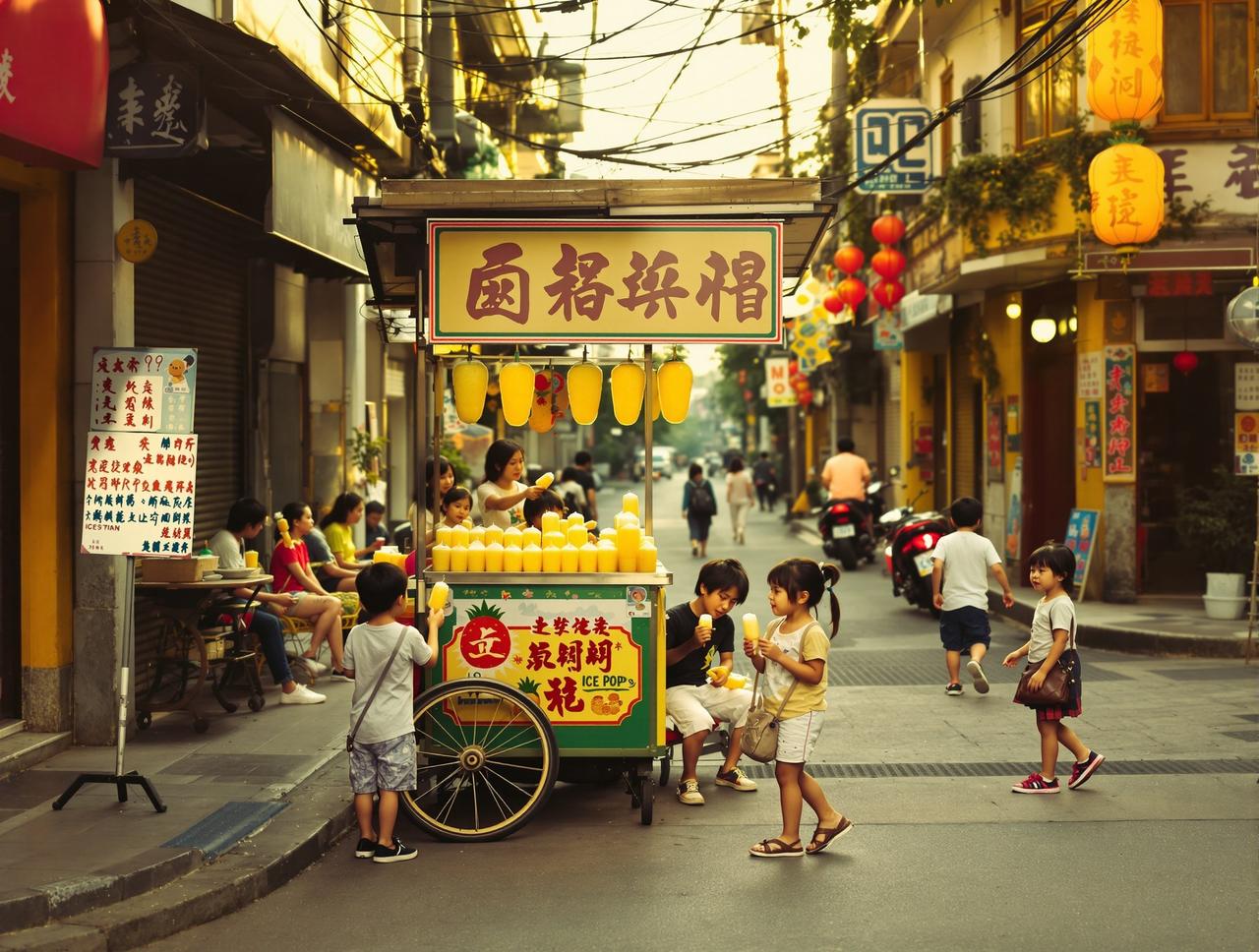 童年记忆：菠萝冰棍的味道